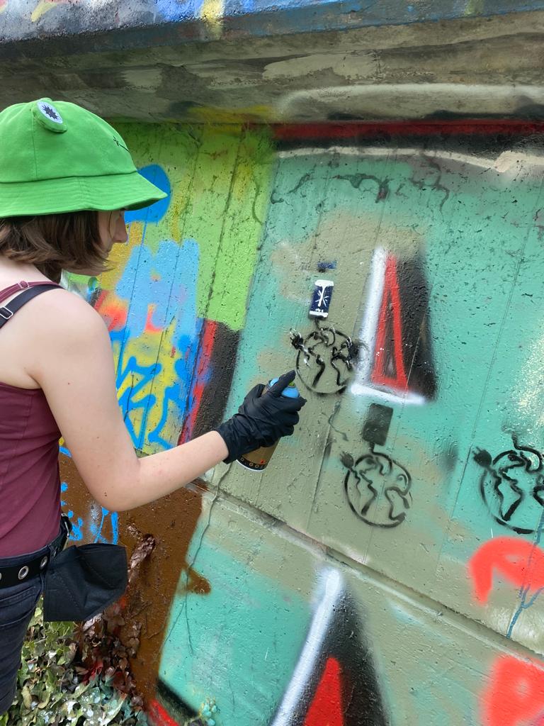 graffiti sprayen